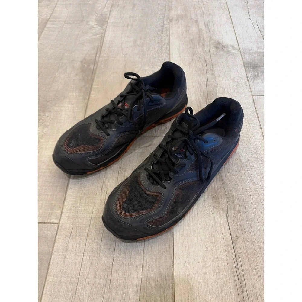 Red Wing 6338 CoolTech Athletics Mens Black Orange Safety Toe Work Shoes 11.5 D